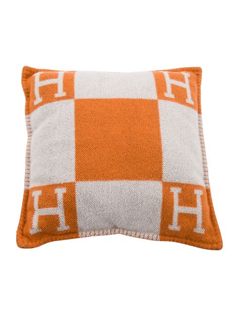 hermes throw pillow